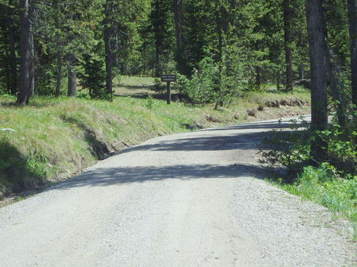 GDMBR: A gravel treated road, but in very good condition.